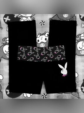Playboy Fold Over Yoga Pants